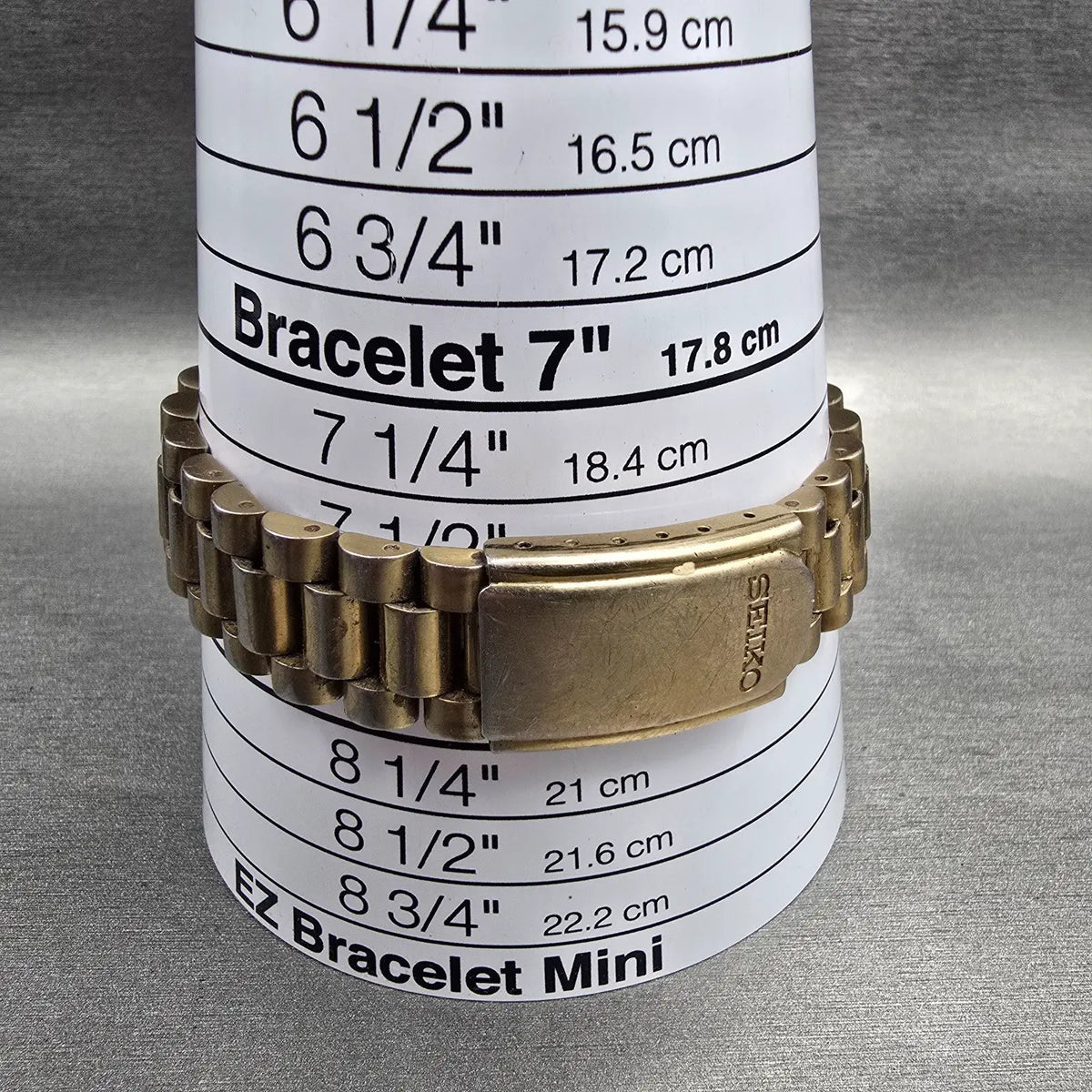 Seiko President Watch Men 35mm Champagne Dial Gold Tone 7N43-8111 New Battery9