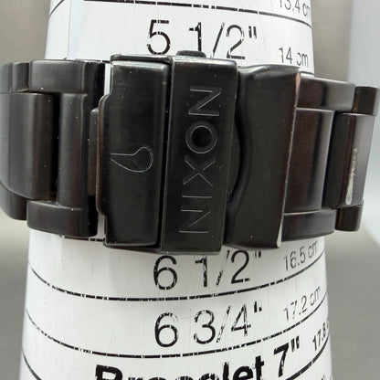 Nixon 42-20 Chrono Watch Women 42mm Black Dial Black Tone Date New Battery10