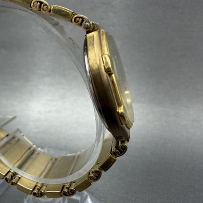 Citizen CQ Watch Men 31mm Gold Dial Gold Tone Round 6030S04646 New Battery3