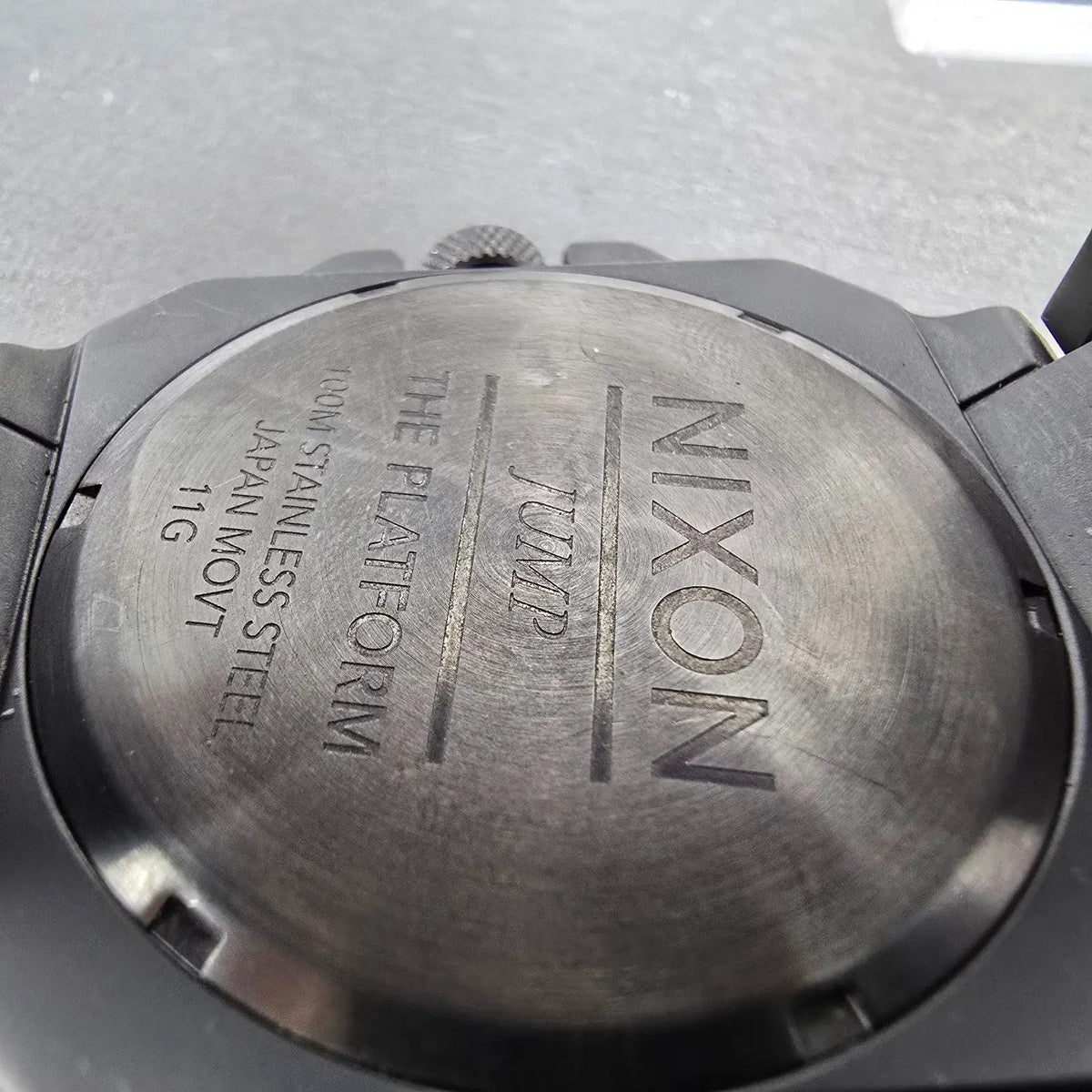 Nixon The Platform Watch Men 41mm Black Dial Black Tone Octagon New Battery9