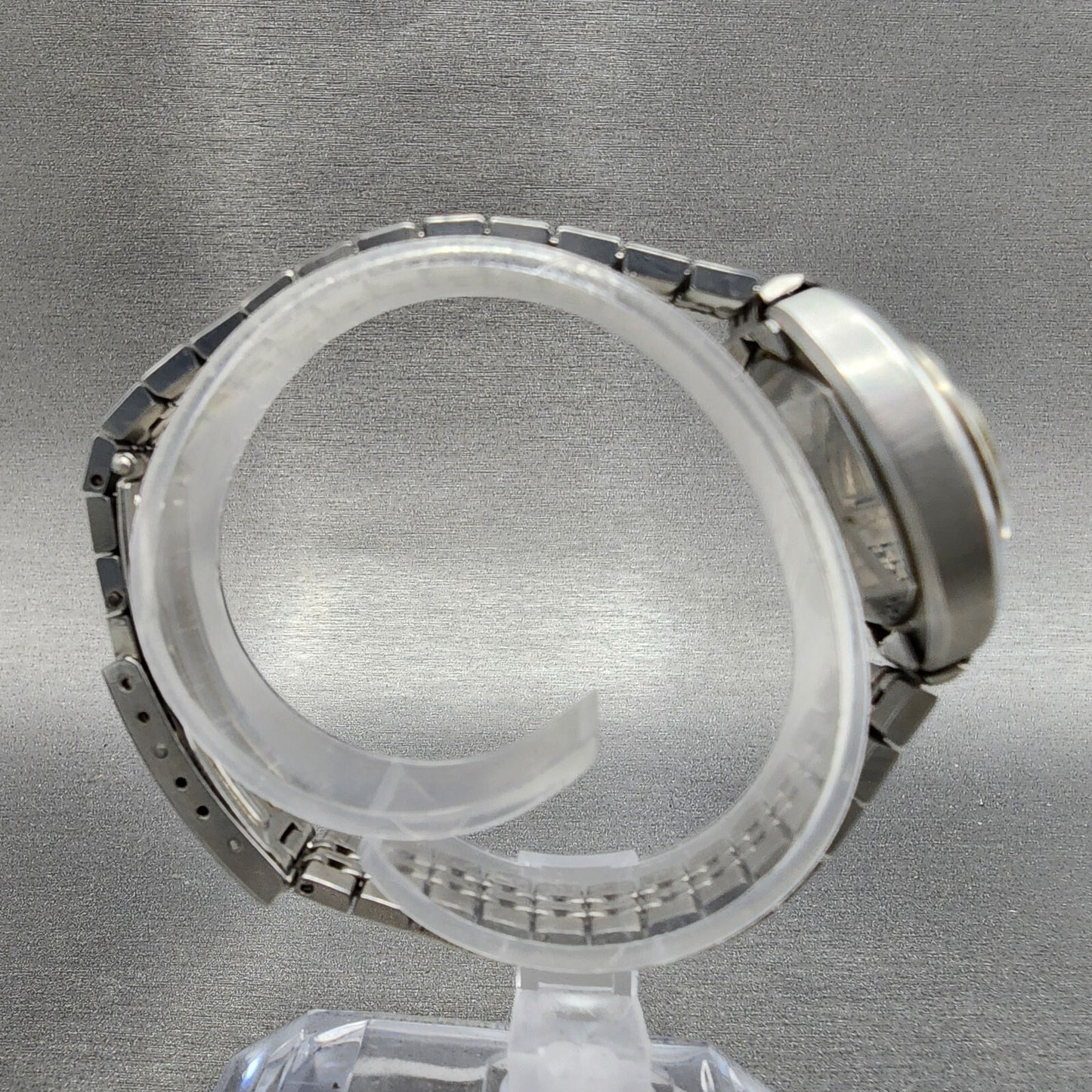 VTG Seiko Automatic Watch Women 27mm Blue Dial Steel Daydate 22057000 PARTS9