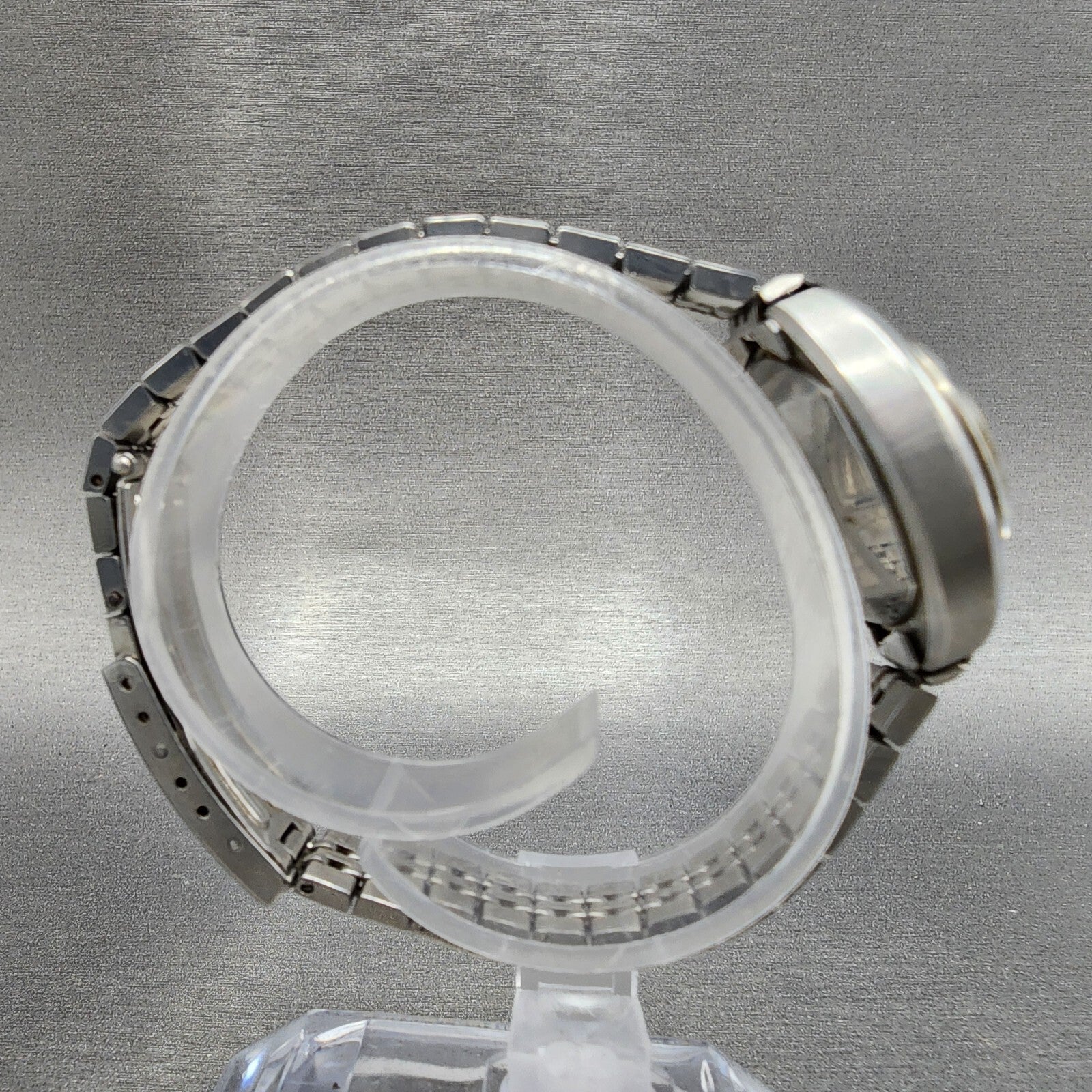 VTG Seiko Automatic Watch Women 27mm Blue Dial Steel Daydate 22057000 PARTS9