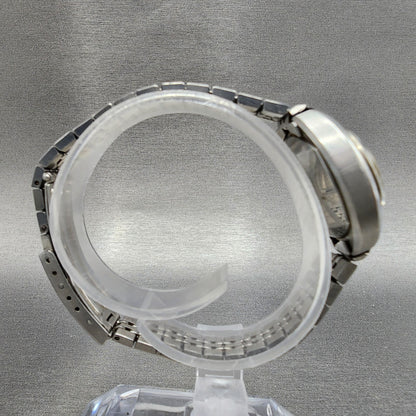 VTG Seiko Automatic Watch Women 27mm Blue Dial Steel Daydate 22057000 PARTS9