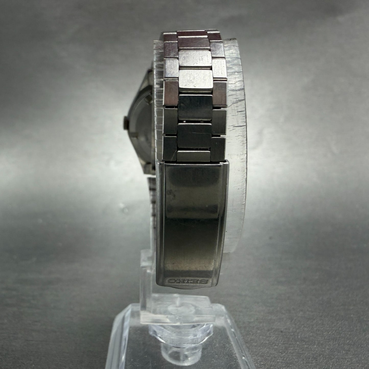 Seiko Watch Women 26mm Black Dial Silver Tone Daydate 2626-0050 New Battery7