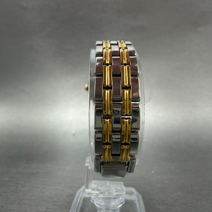 Seiko Watch Women 22mm Silver Dial Two Tone Round 4N21-0960 New Battery Vintage7