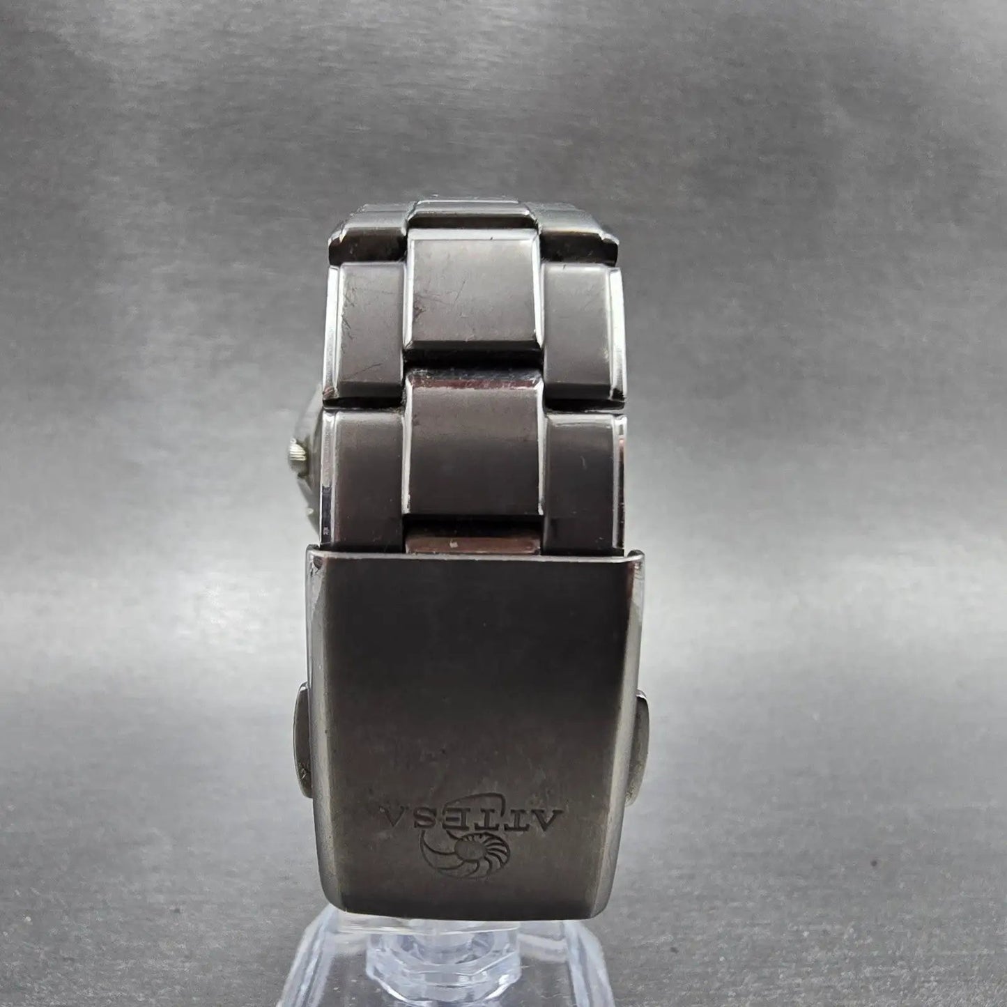 Citizen Eco-Drive Attesa Watch Men 38mm White Dial Titanium Atomic Date PARTS! P8