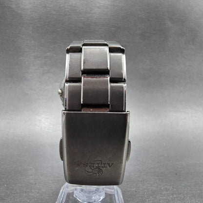 Citizen Eco-Drive Attesa Watch Men 38mm White Dial Titanium Atomic Date PARTS! P8