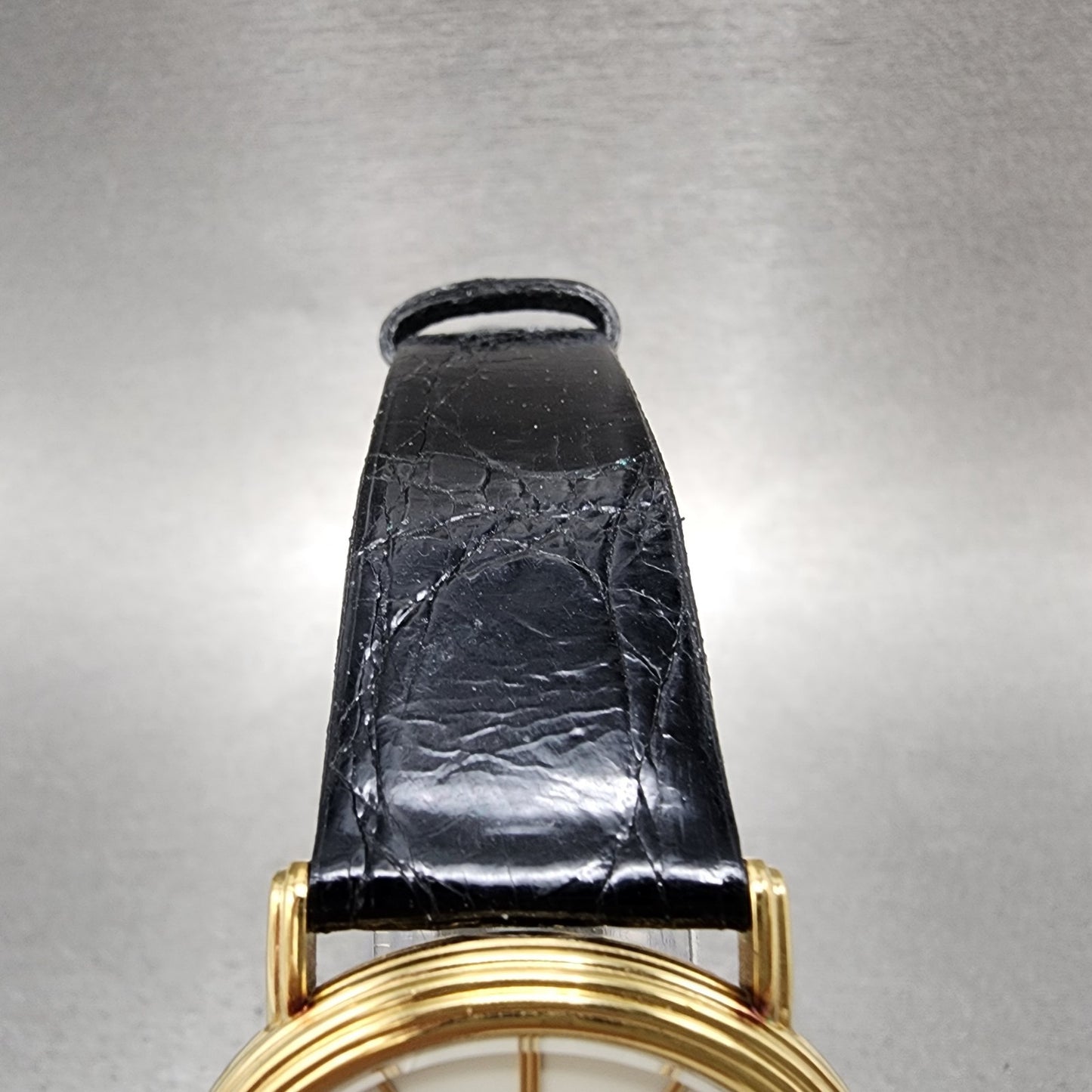 Seiko Laurel Watch Men 32mm White Dial Gold Tone 5A540340 New Battery VTG3