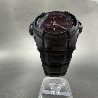 Casio G-Shock GS-300 Watch Men 47mm Blue Dial Black Analog Digital GIEZ New Batt5