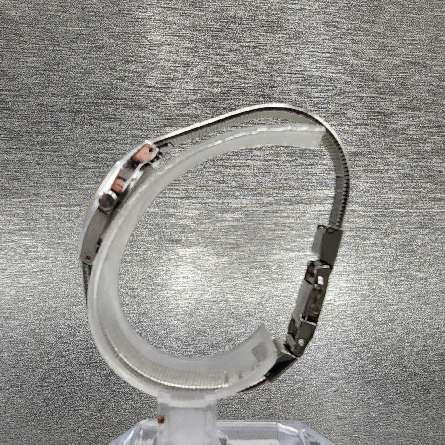 Seiko Watch Women 17mm Silver Dial Silver Tone Hexagon 4N015029 New Battery6