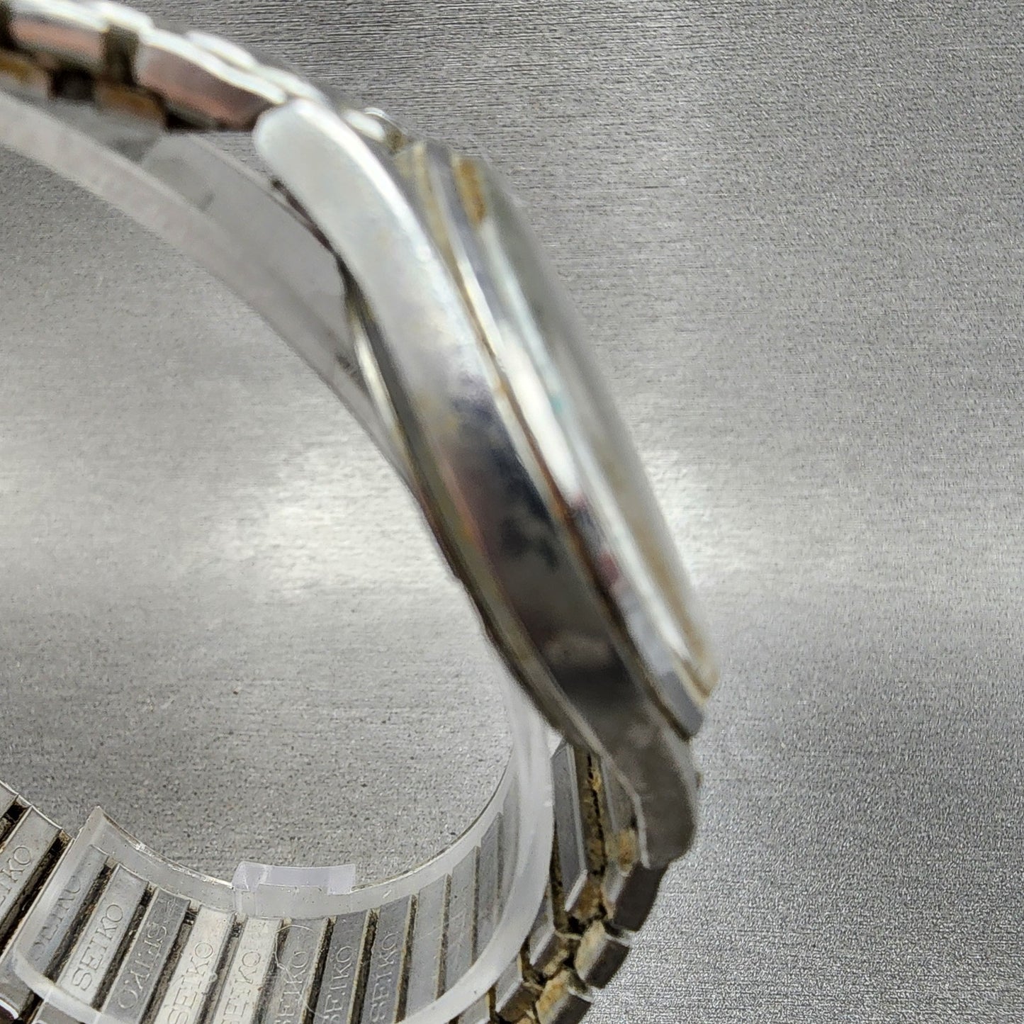 Seiko Railroad Approved Watch Men 35mm White Dial Silver Daydate 7N438A39 PART4