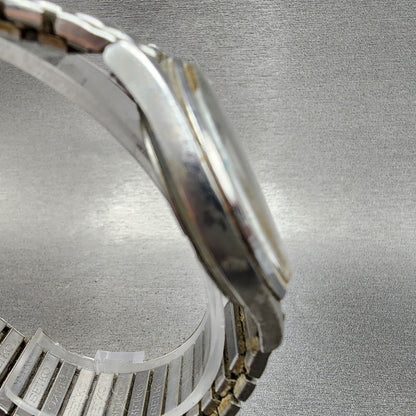 Seiko Railroad Approved Watch Men 35mm White Dial Silver Daydate 7N438A39 PART4