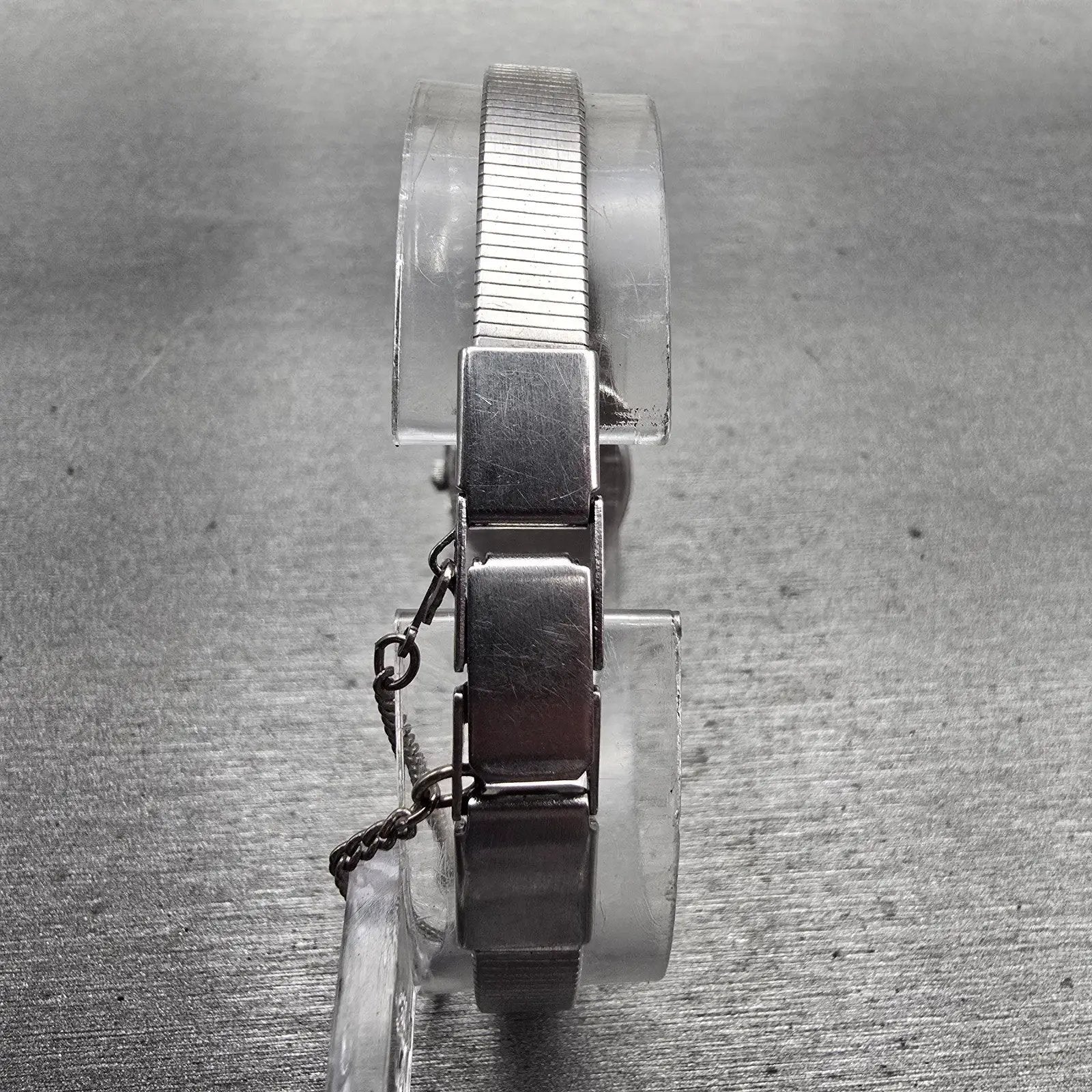 Seiko Watch Women 17mm White Dial Silver Tone Oval 2P20-0A89 New Battery Vintage7