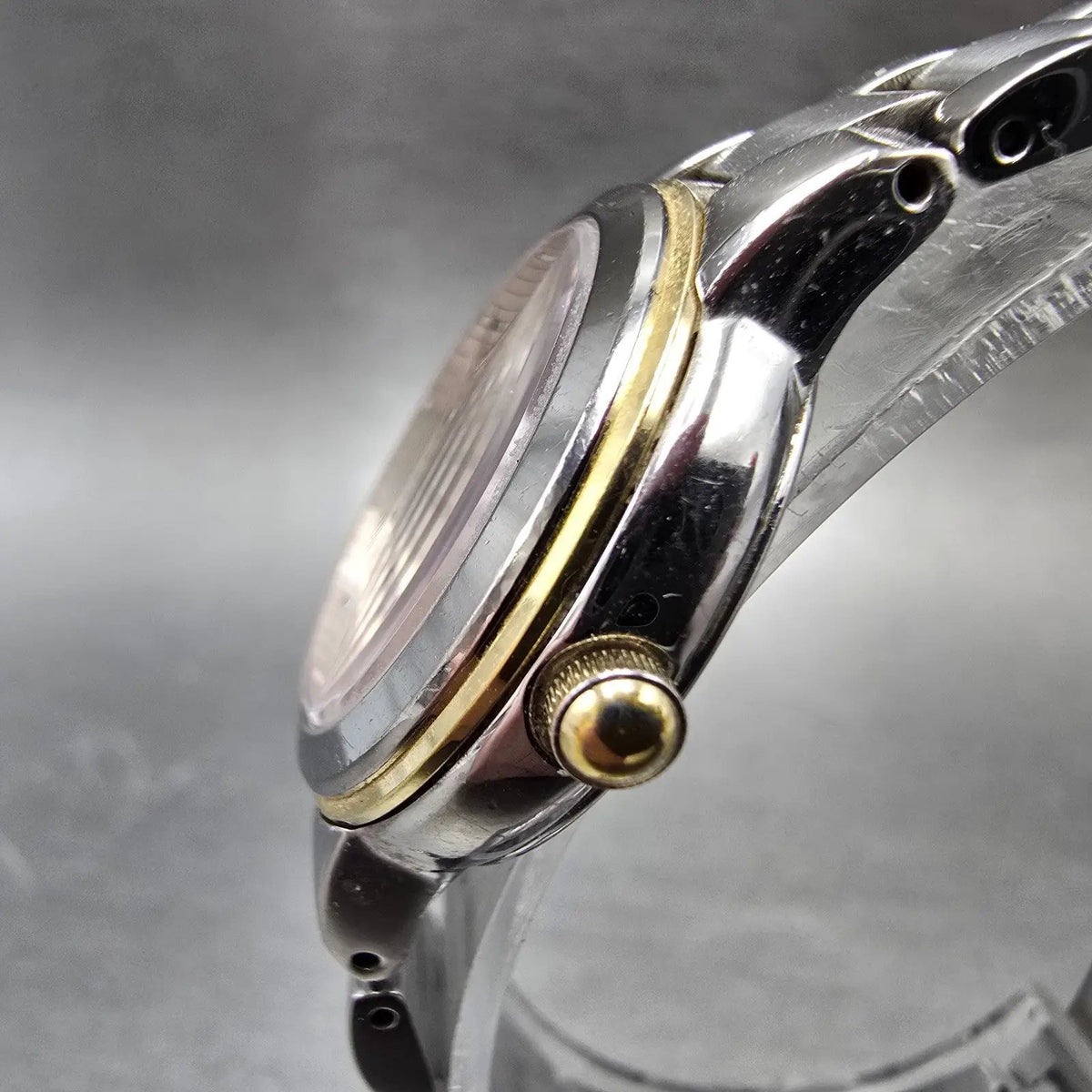 Citizen Eco-Drive Xc Watch Women 26mm MOP Dial Two Tone E011-T010580 Round Runs2
