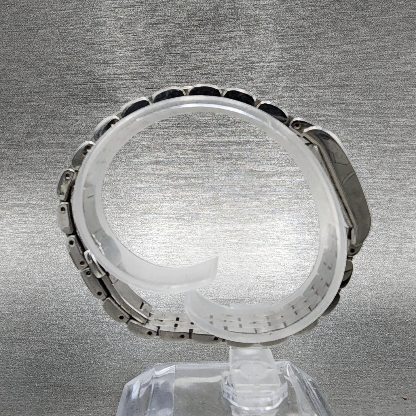 Citizen EcoDrive Tank Watch Women 15mm White Dial Steel Crystal Bezel Runs A1238
