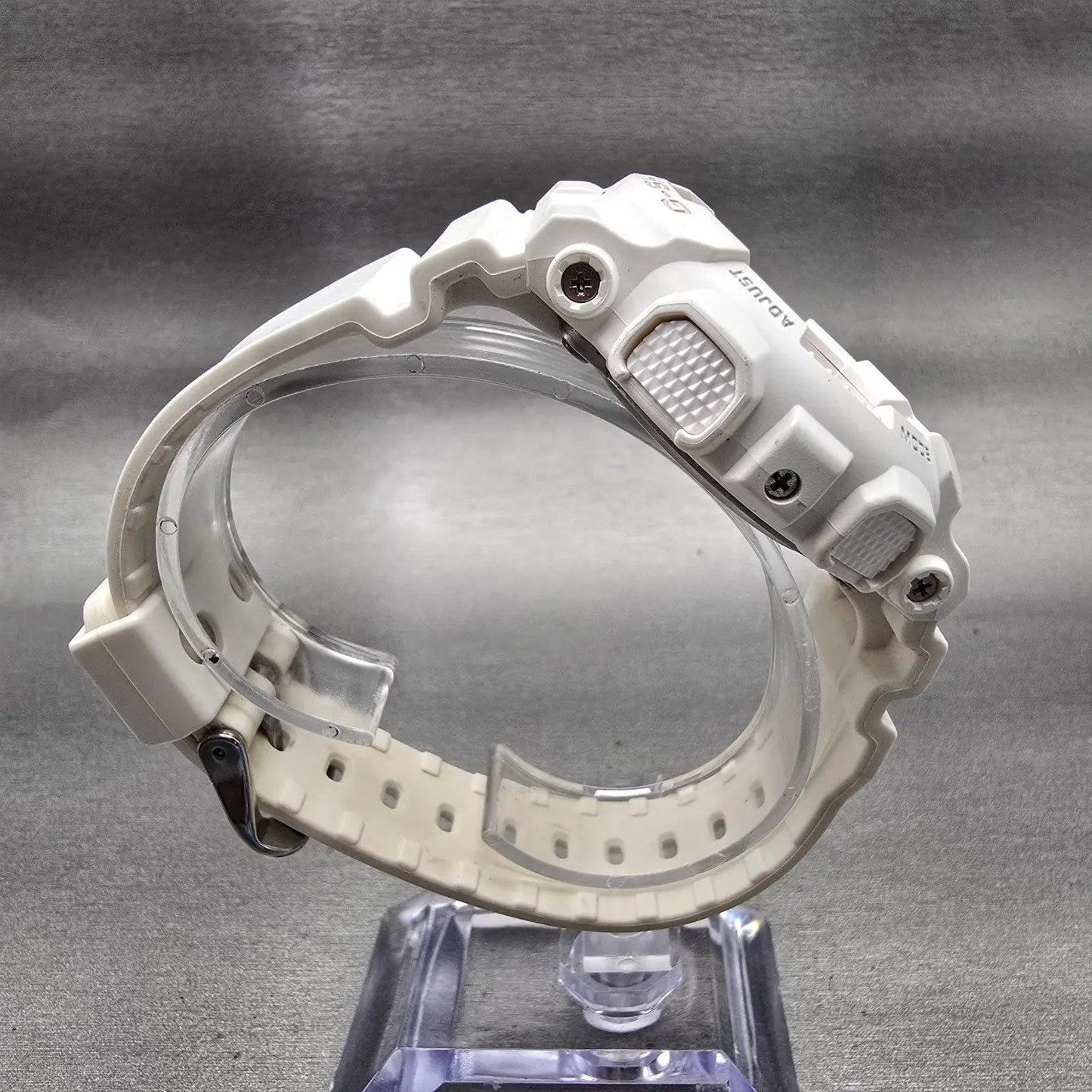 Casio G-Shock GMA-S120MF Watch Women 45mm Rose Gold White Chronograph New Batt8