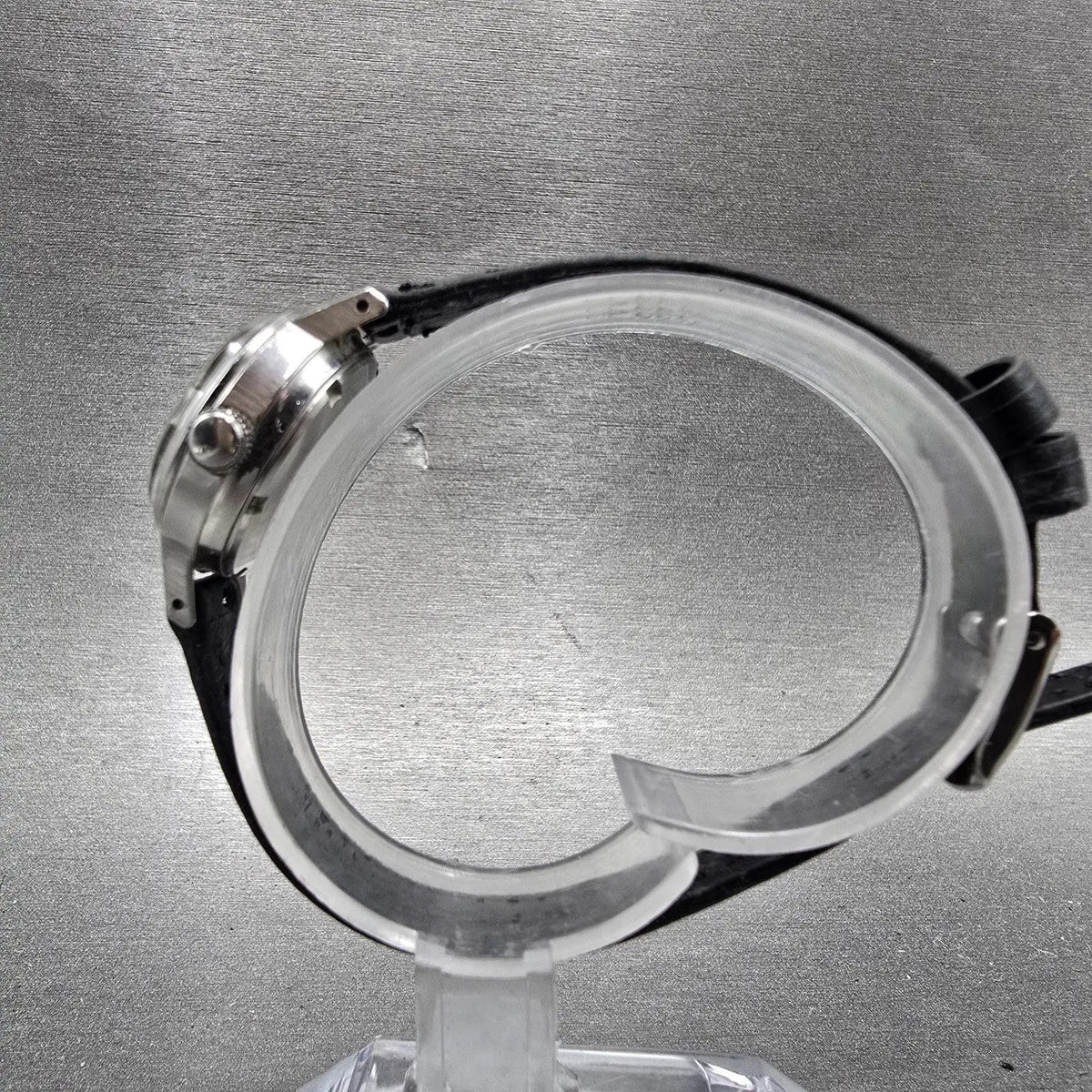 Seiko Automatic Watch Women 24mm Silver Dial Silver Tone Date 2205-0599 Runs VTG6