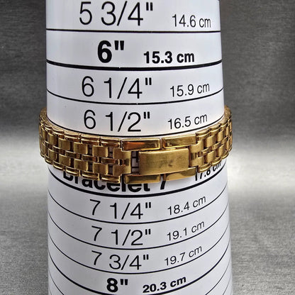 Citizen CQ Watch Women 20mm Champagne Dial Gold Tone 5930-S29762 New Battery JKL11