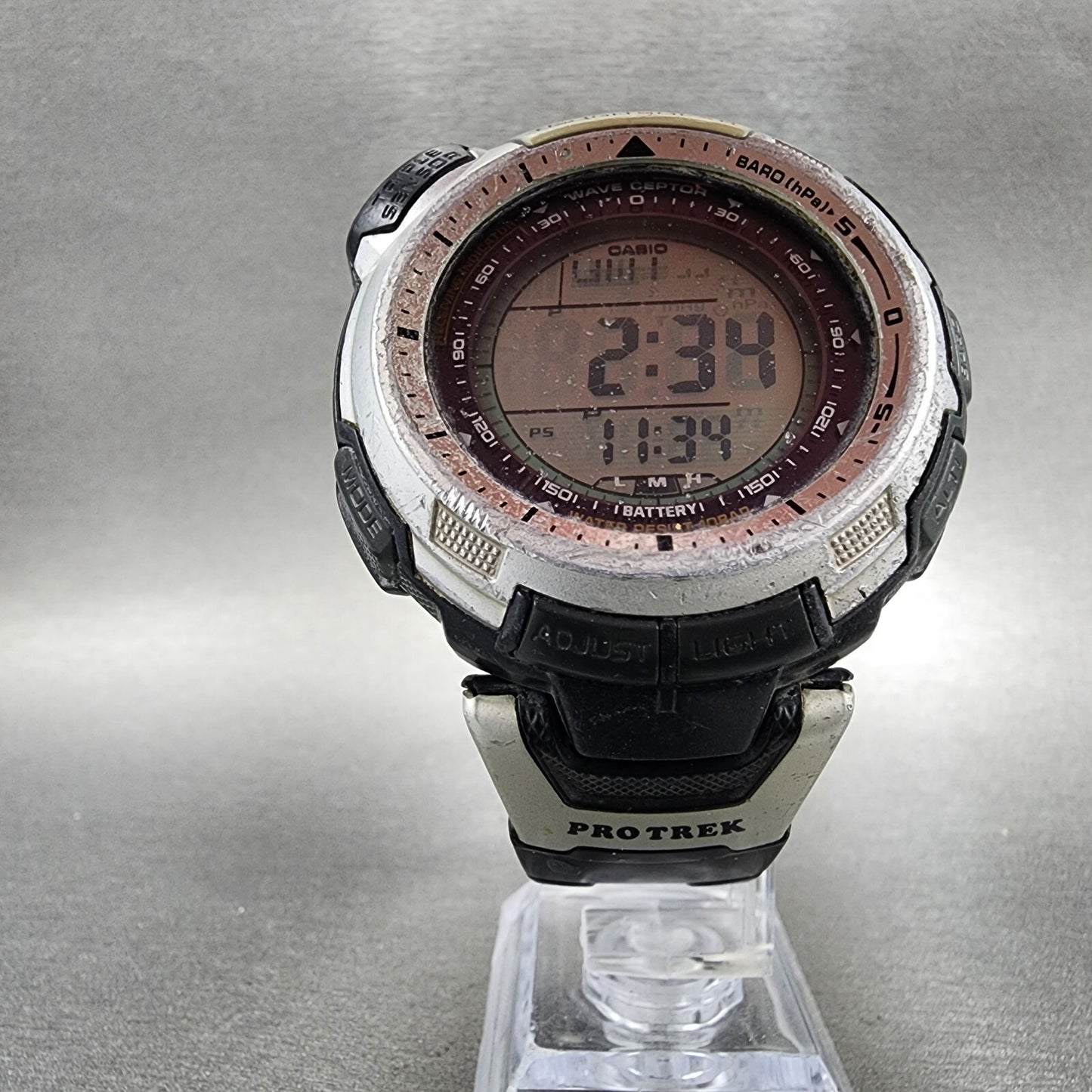 Casio Protek PRW1300 Watch Men 47mm Digital Solar Triple Sensor PARTS6