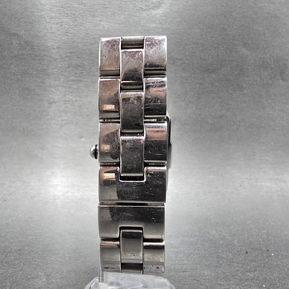 Invicta Lupah Watch 29mm Silver Dial Silver Tone Rectangle 2853 New Battery7
