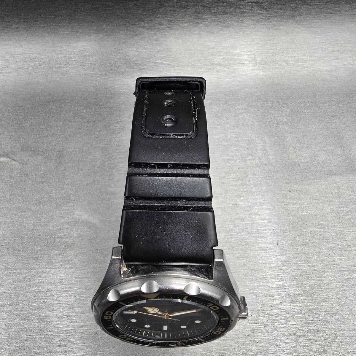 Casio Dive Watch Men 41mm Black Dial Silver Tone Daydate Alarm MMA-200W New Bat4
