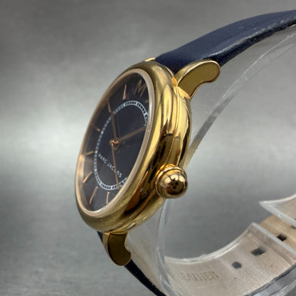 Marc Jacobs Roxy Watch Women 29mm Blue Dial Rose Gold Tone MJ1539 New Battery2