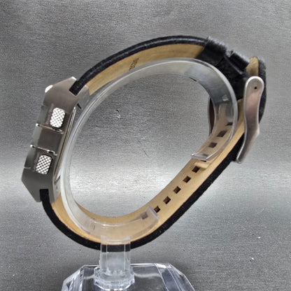 Diesel Digital Watch Men 36mm Black Dial Steel Alarm Chronograph DZ7069 READ!!!!6