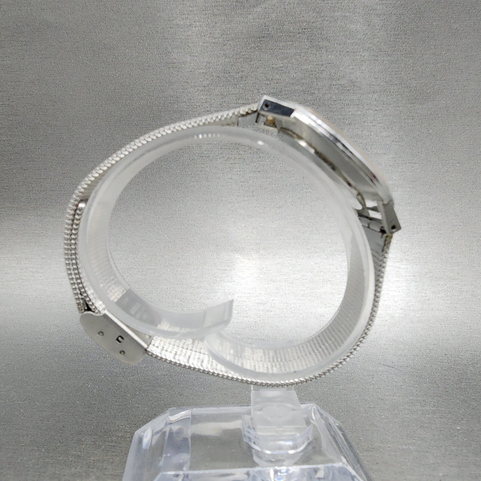 Seiko Chariot Watch Men 33mm White Woven Dial Steel Manual Wind 22200180 PARTS9