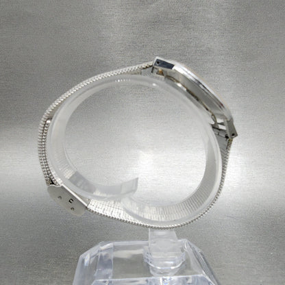 Seiko Chariot Watch Men 33mm White Woven Dial Steel Manual Wind 22200180 PARTS9