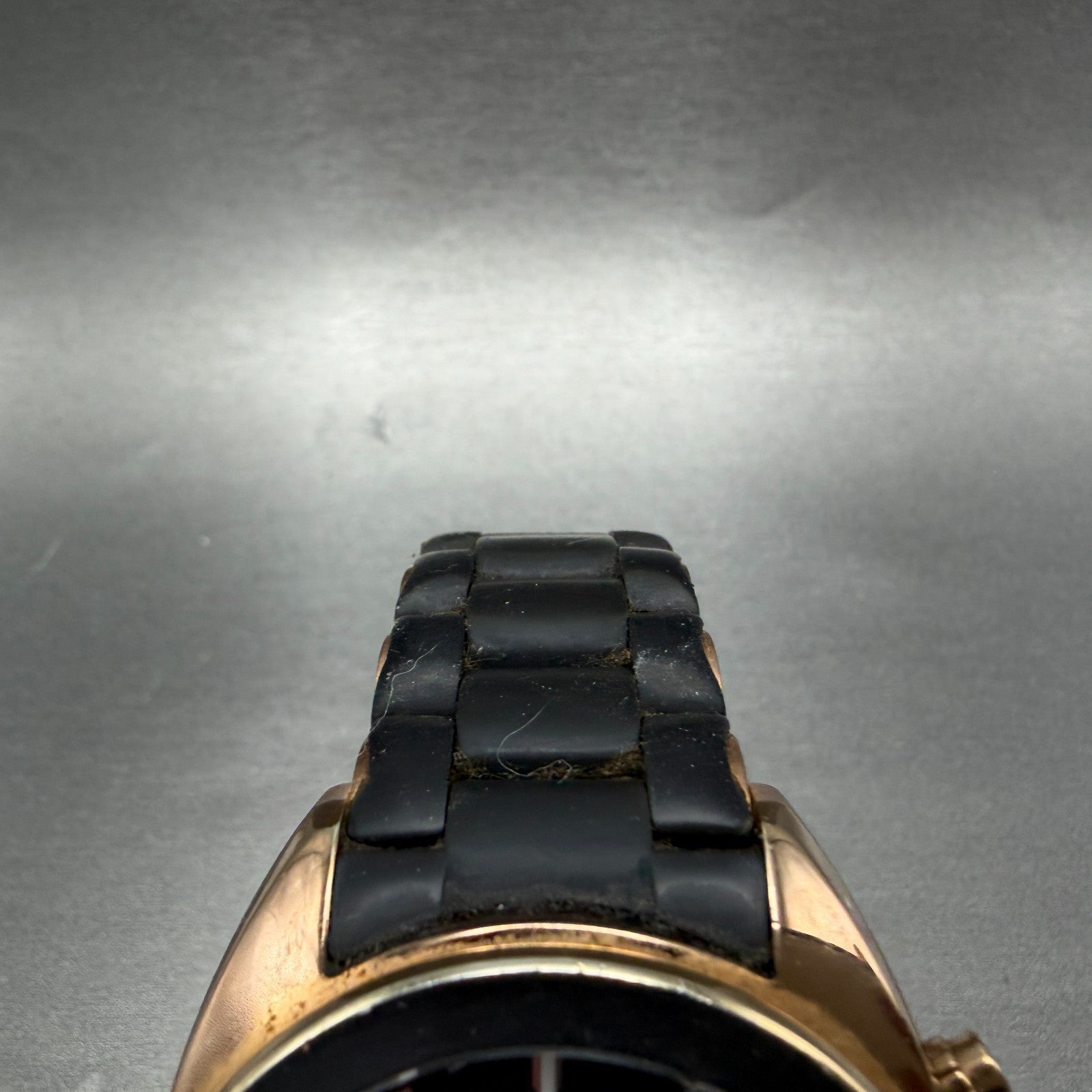 Emporio Armani Sportivo Chronograph Watch Men 43mm Black Dial Rose Gold New batt4