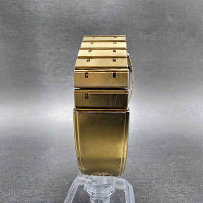 Seiko SQ Watch Men 32mm Champagne Dial Gold Tone Daydate 8123-5259 PARTS Vintage10