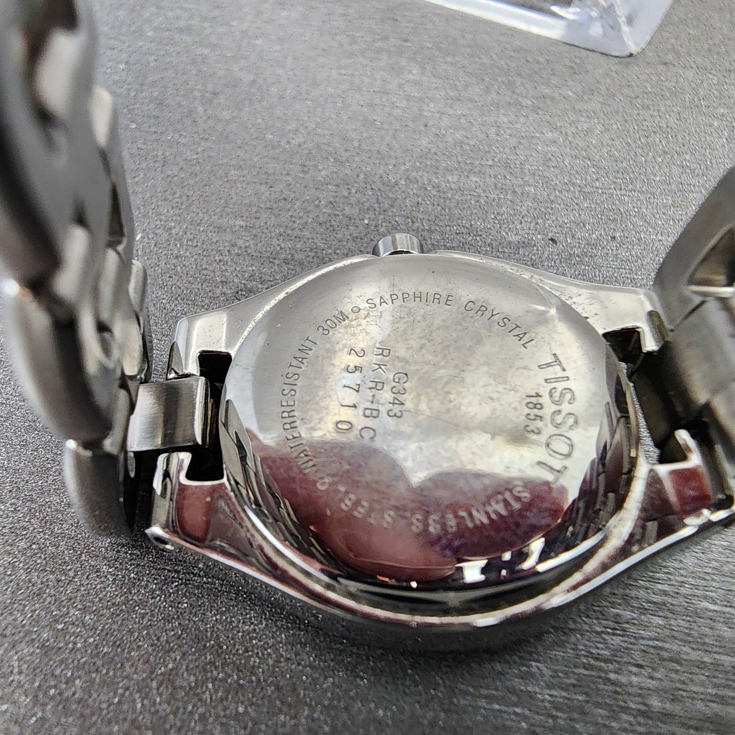 Tissot Watch Women 23mm White Dial Stainless Steel Tonneau G343 New Battery9