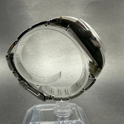 Casio Wave Ceptor Watch Women 37mm Silver Alarm Chronograph Digital New Battery8