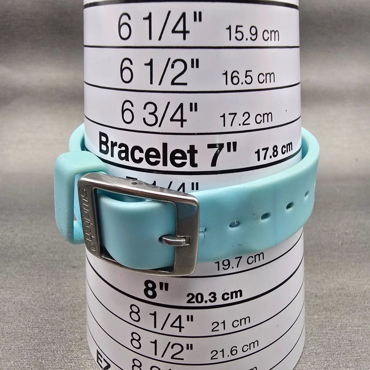Swatch Irony ELLAZUL Watch Women Silver Dial Blue Band YLS154 CRAKCED New Batt9
