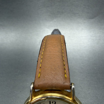 Citizen Junction Watch Unisex 31mm Cream Dial Gold Tone 6A31-L02265 New Battery4