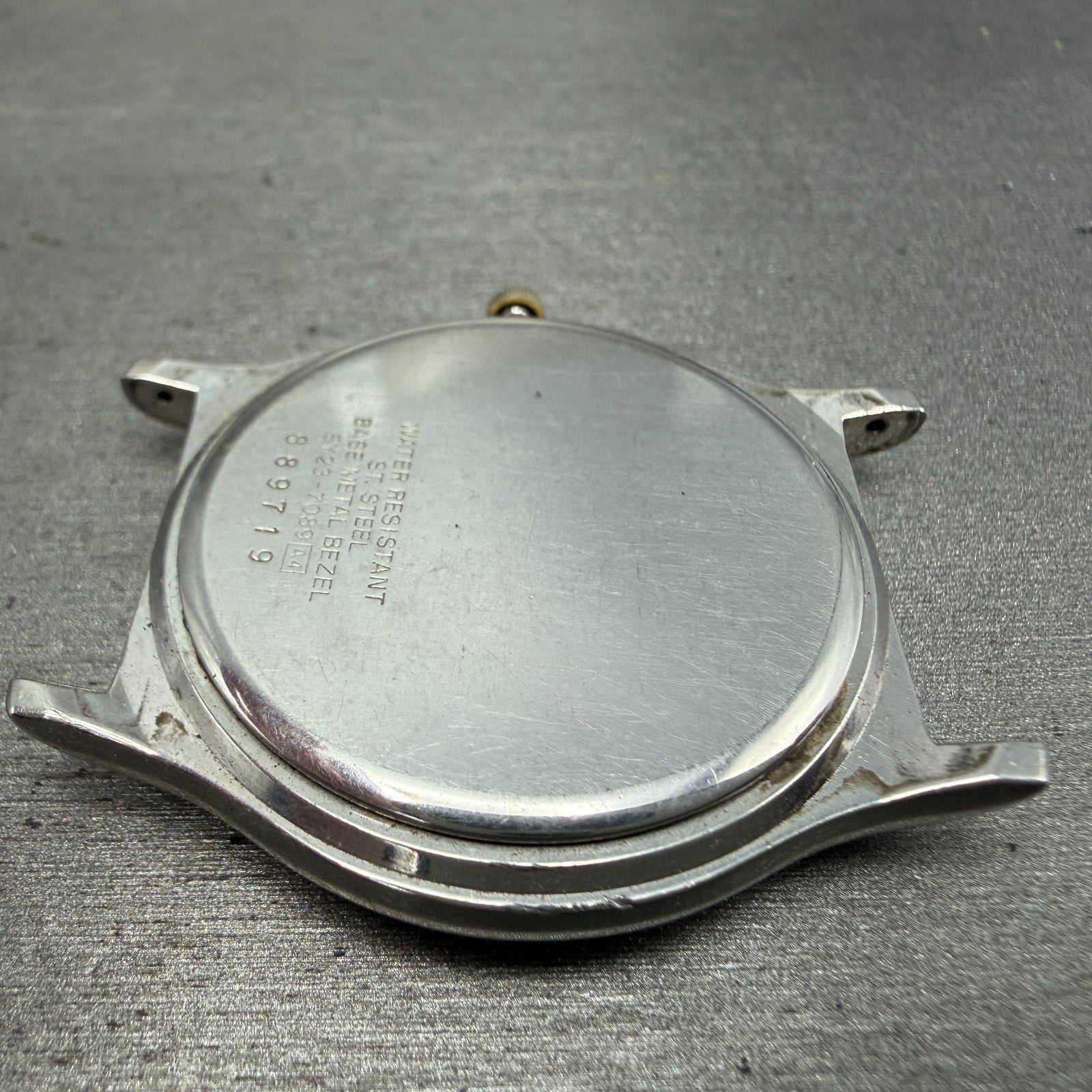 Seiko SQ Watch Men 36mm White Dial Silver Tone Dadyate 5Y23-7089 PARTS11
