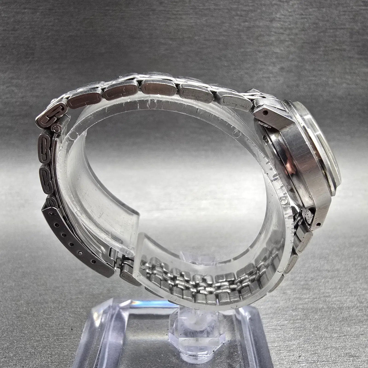 Seiko Automatic Watch Women 23mm Silver Dial Silver Hi-Beat Date 2205-0599 Works8
