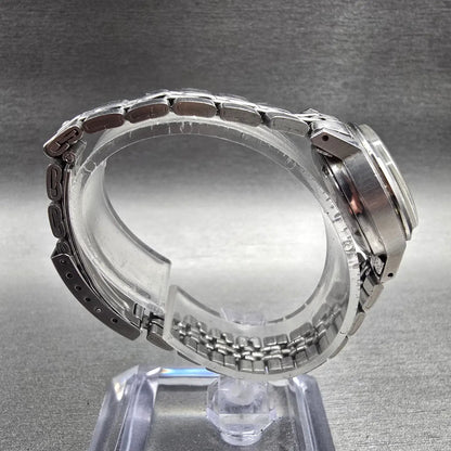 Seiko Automatic Watch Women 23mm Silver Dial Silver Hi-Beat Date 2205-0599 Works8