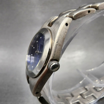 Citizen Watch Women 23mm Blue Dial Silver Tone Round 5930S99027 New Battery2
