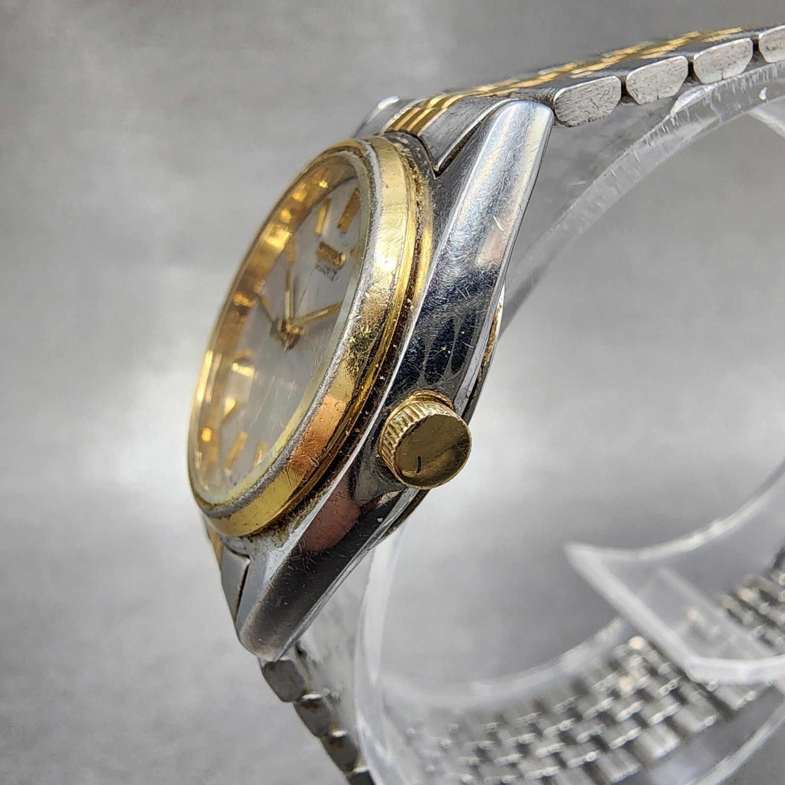 Seiko Watch Women 24mm Silver Dial Two Tone Daydate Round 3Y030010 New batt2