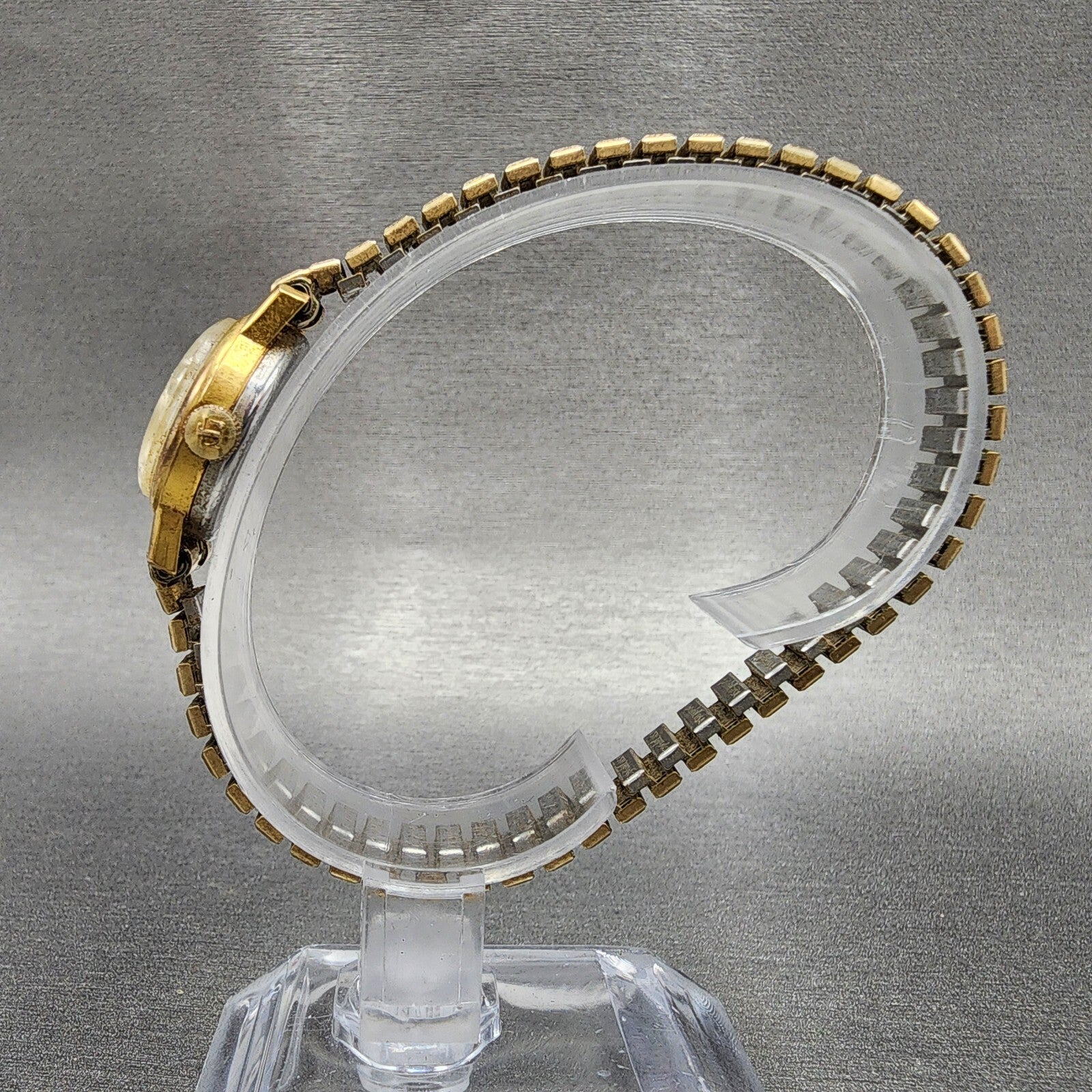 VTG Tissot Watch Women 20mm Gold Dial Gold Plated Round Manual Wind Runs6