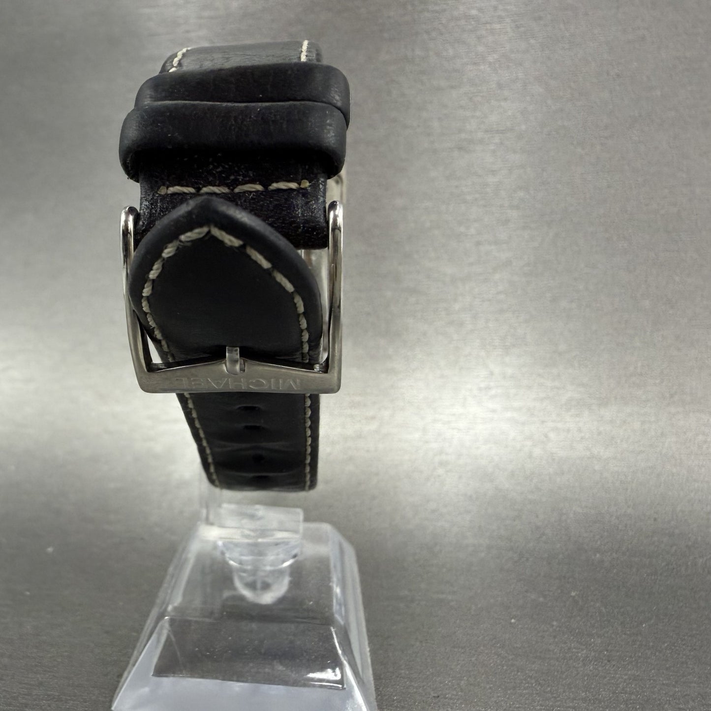 Michael Kors Watch Women 27mm Black Dial Silver Tone Rectangle MK6011 New Batt7