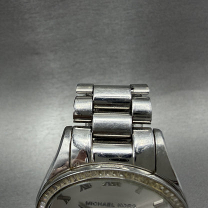 Michael Kors Blake Watch Women 42mm Silver Dial Silver Tone Round MK3243 NewBatt4