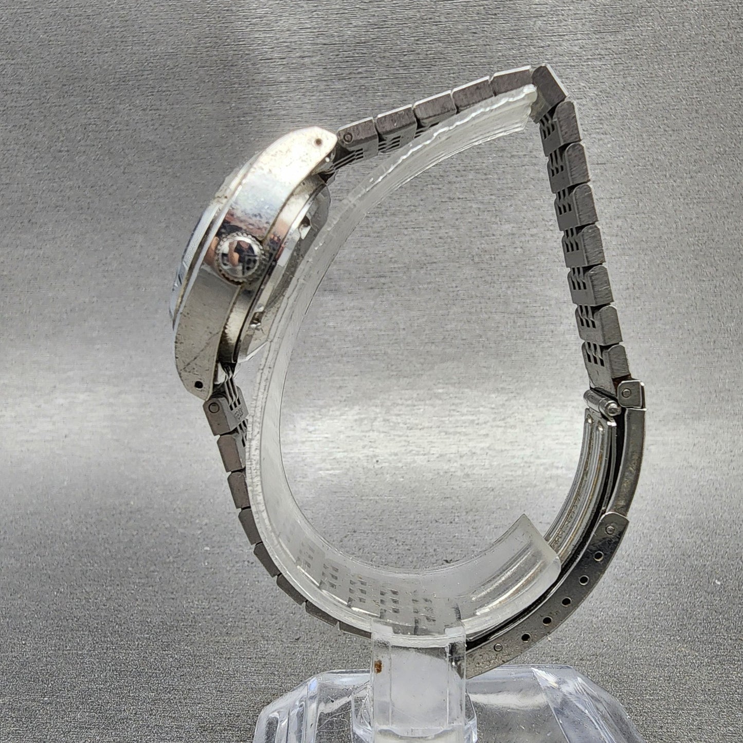 Seiko Automatic Watch Women 27mm Silver Dial Silver Tone Daydate 27060370 Runs6