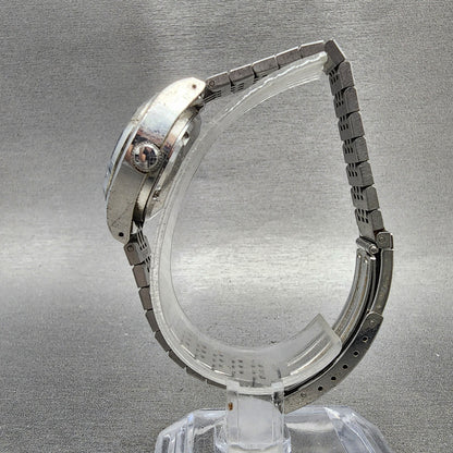 Seiko Automatic Watch Women 27mm Silver Dial Silver Tone Daydate 27060370 Runs6