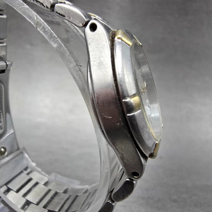 Citizen Eco-Drive Watch Women 26mm MOP Dial Two Tone Date E011-S064881 Runs HJ3