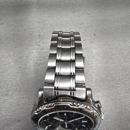 Citizen Chronograph Watch Men 39mm Black Dial Silver Tone 0510-C50545 New Batt4