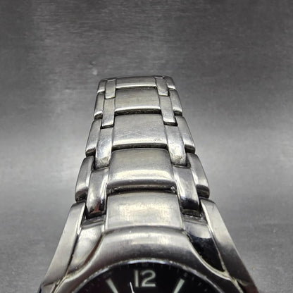 Citizen Eco-Drive Watch Men 41mm Black Dial Titanium Date E111-K006368 Runs DFSF4