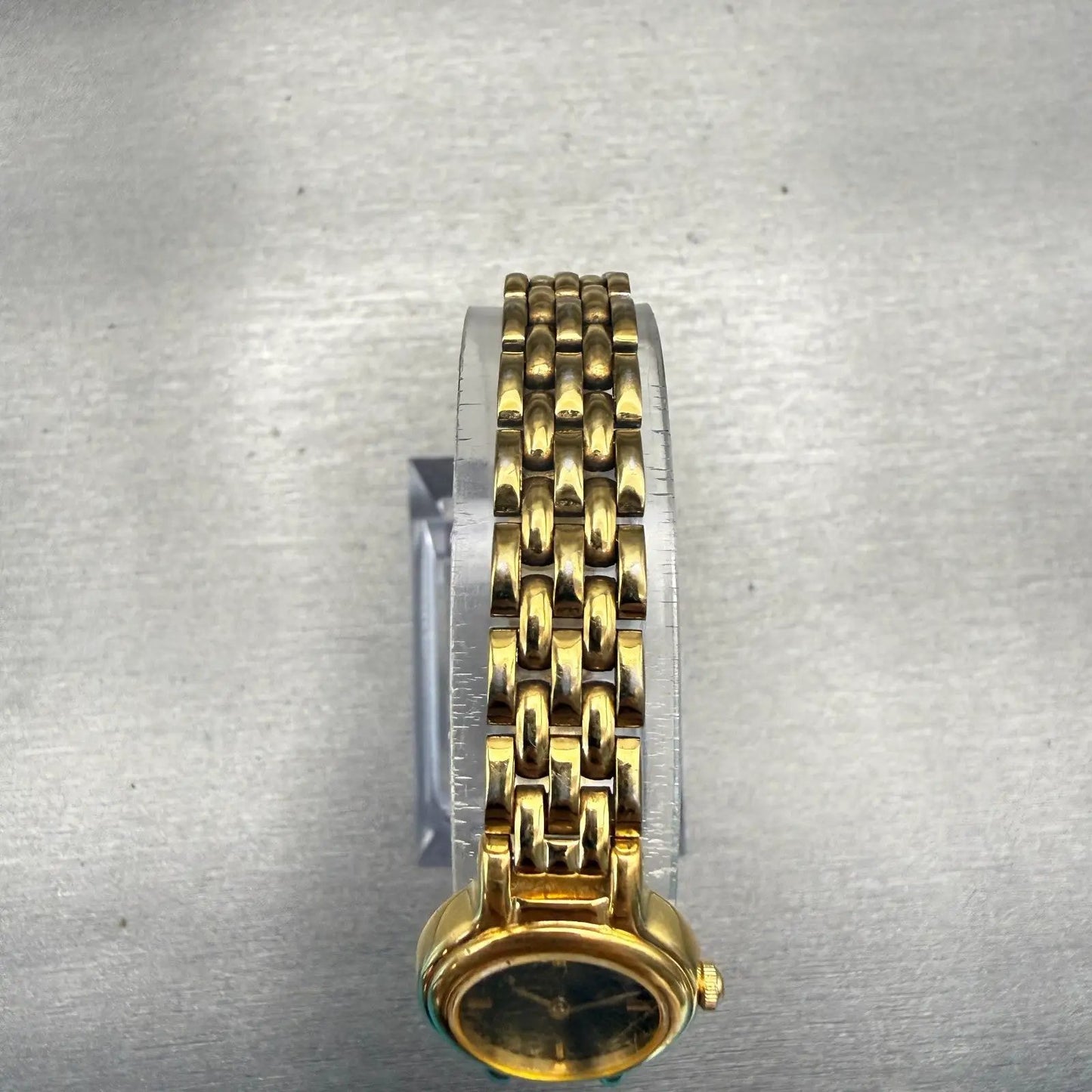 Seiko Watch Women 19mm Black Dial Gold Tone Round 1N00-0C49 New Battery Vintage4