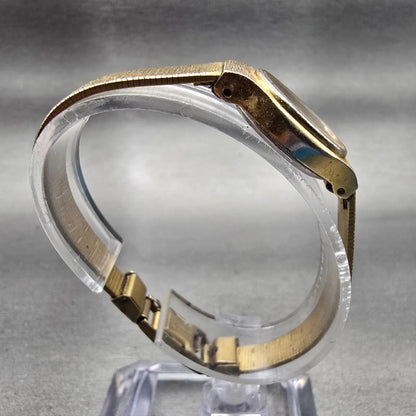 Citizen CQ Watch Women 17mm Black Dial Gold Tone Oval 5920-S49615 New Battery8